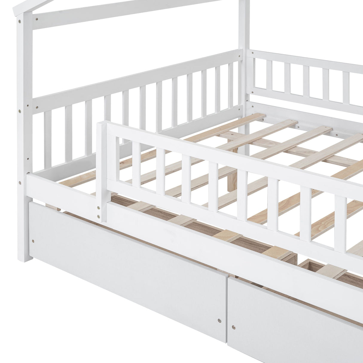 House Bed With 2 Drawers