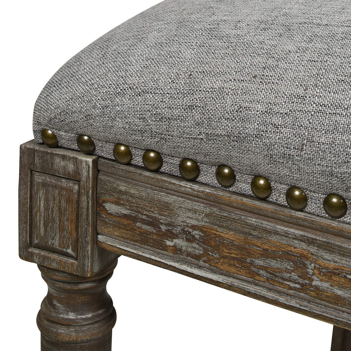 Triomphe Rattan Wicker High Back Armless Counter Bar Stool