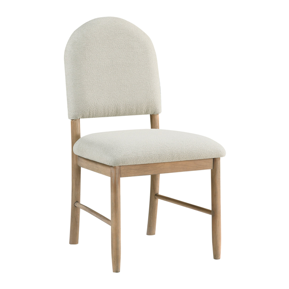 Natural Finish Dining Chairs, Set of 2
