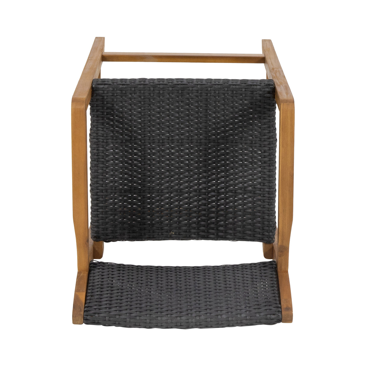 Wicker bar stools set of 2