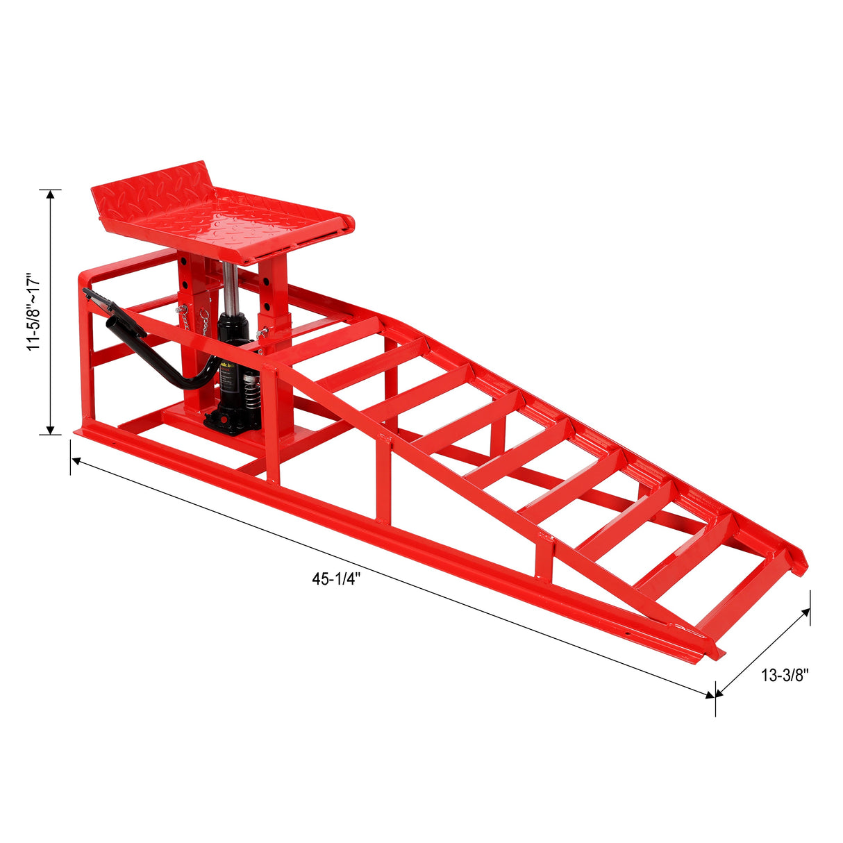 Auto Car Truck Service Ramps with Pedal - 5 Ton Hydraulic Lift