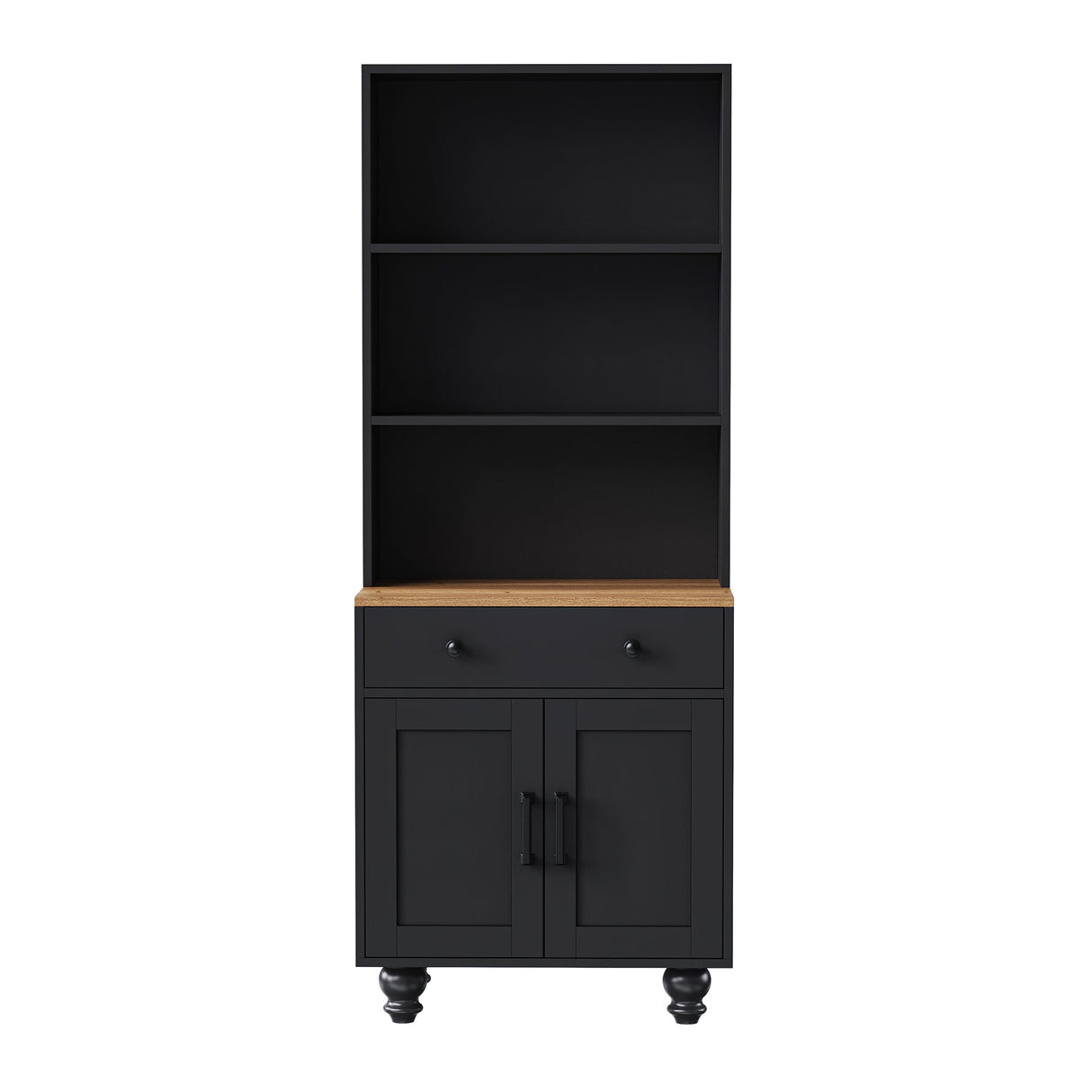 On-Trend Farmhouse Storage Cabinet with Adjustable Shelves