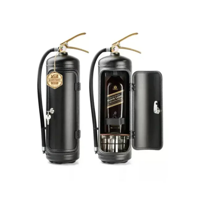 Fire Extinguisher Wine Bottle Holder Decorative Whiskey Champagne Bottle Stand