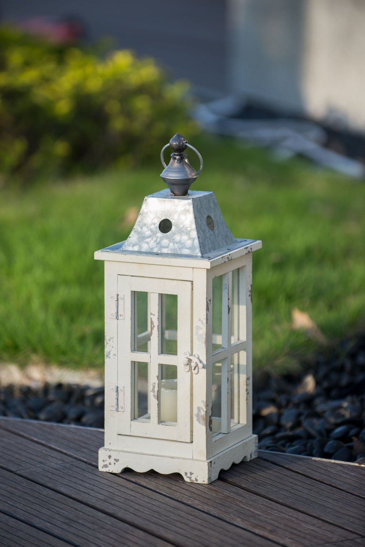 Wooden Candle Lantern DecorativeHurricane Lantern Holder