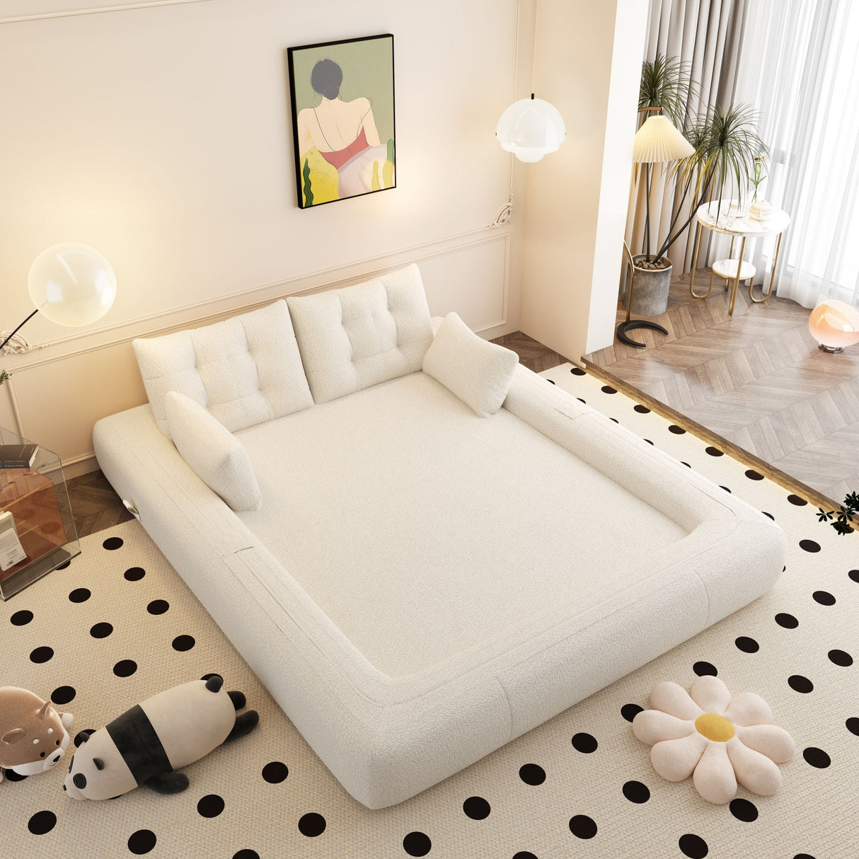 Human Dog Bed, Multi Functional Foldable Sofa Bed, 3 In 1
