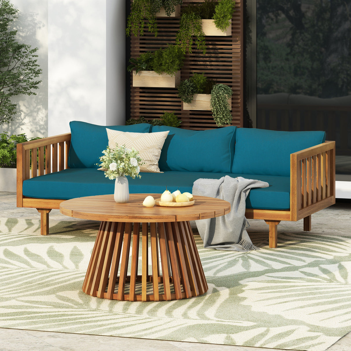 Acacia Wood Patio Furniture Set