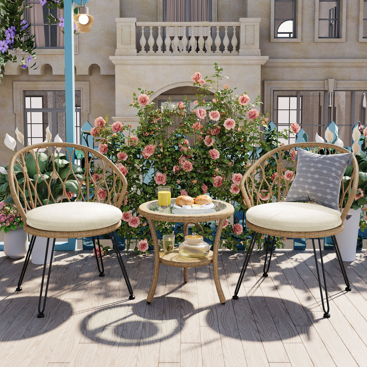 Parisian-Lightweight-PE-Rattan-Outdoor-Bistro-Set-Outdoor-Furniture-Sets