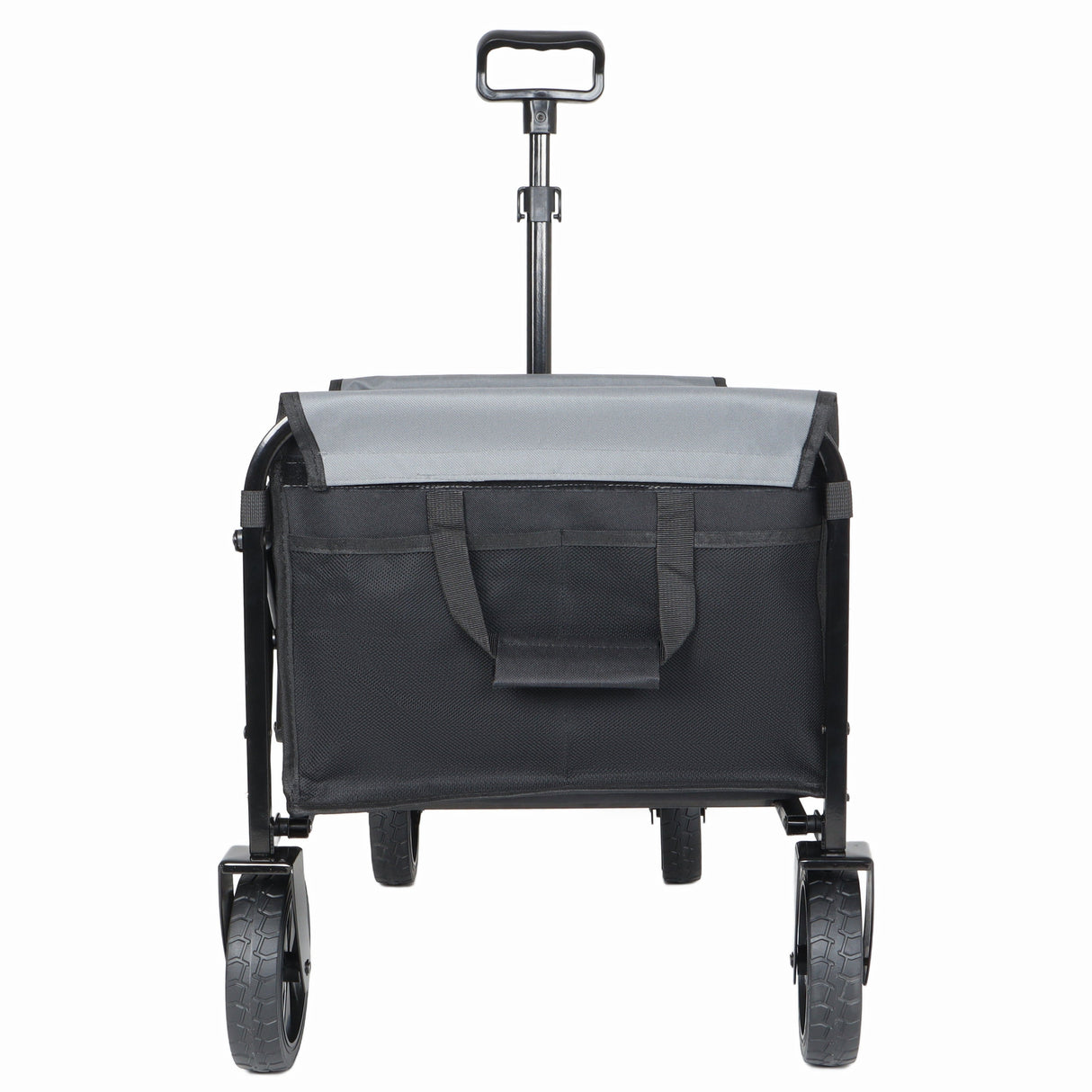 All-in-One Convertible Folding 4-Wheel Trolley with Bench Seat