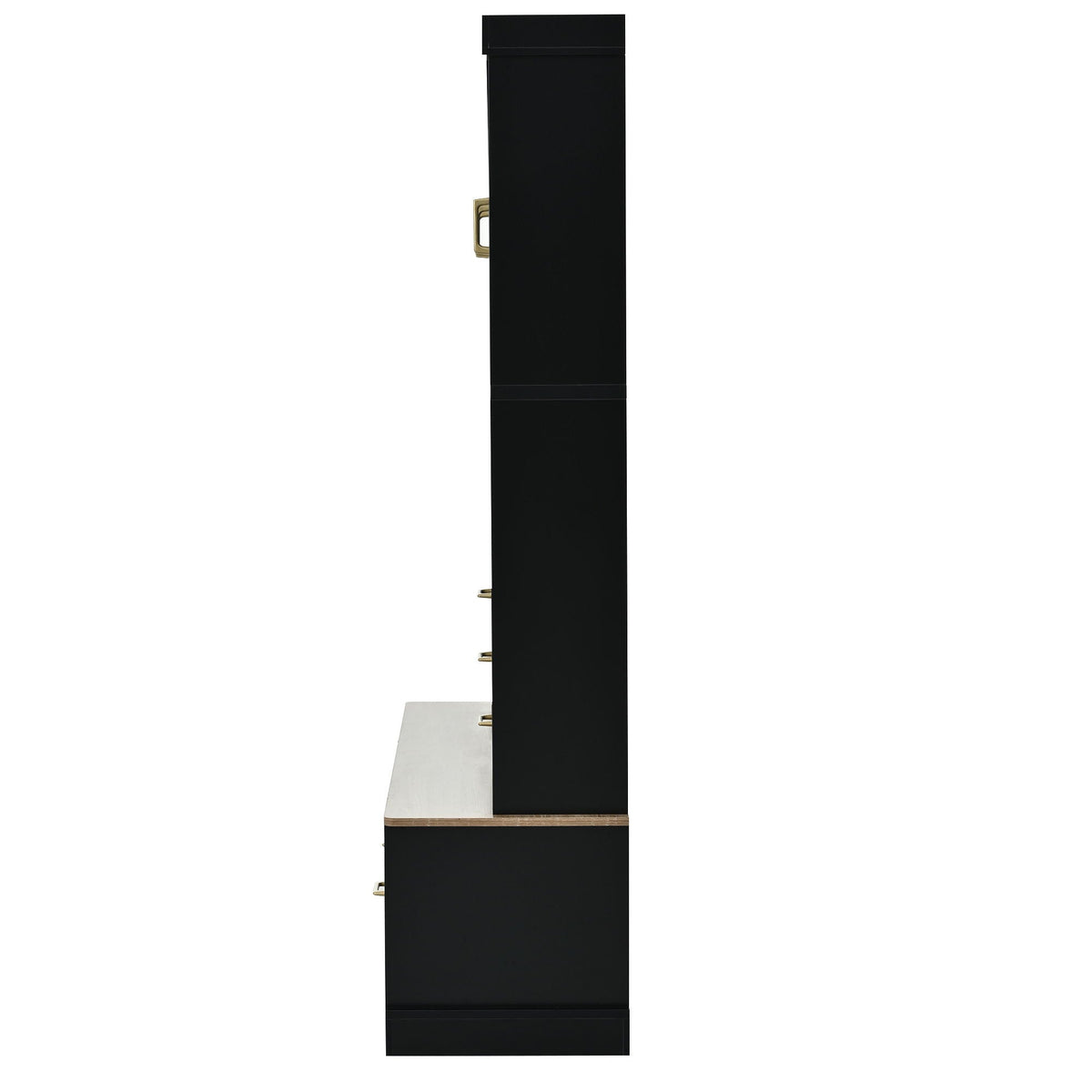 Entryway Hall Tree With Bench And Storage, 5 In 1 Coat Rack