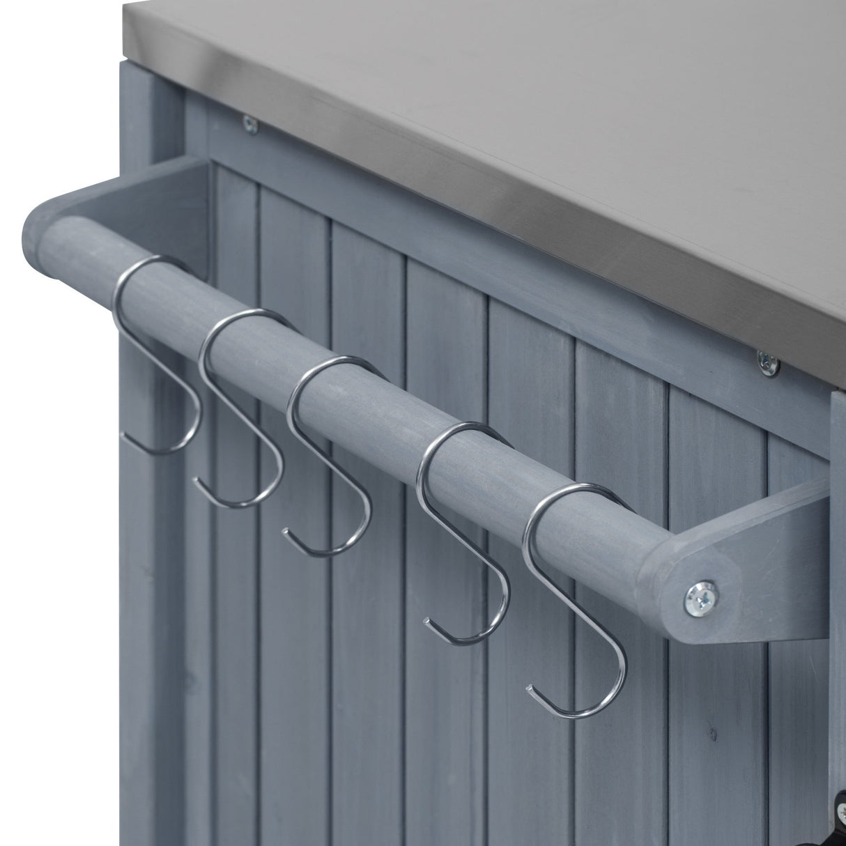 K&K 66.5" Outdoor Kitchen Island for Big Green Egg Grills