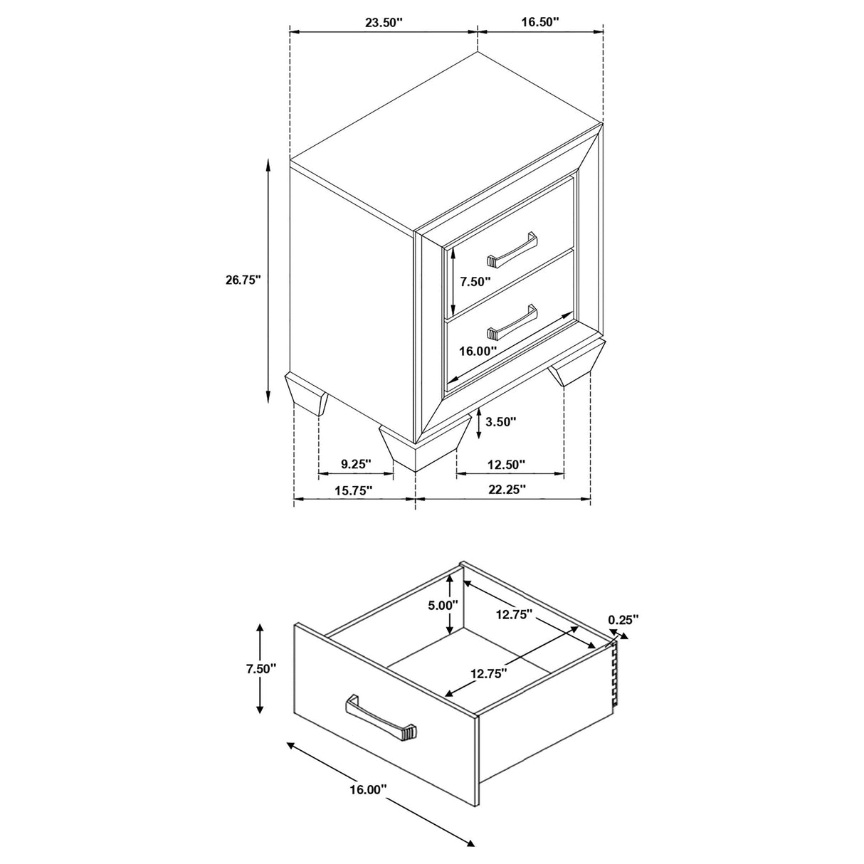 Oatfield - Storage Bedroom Set