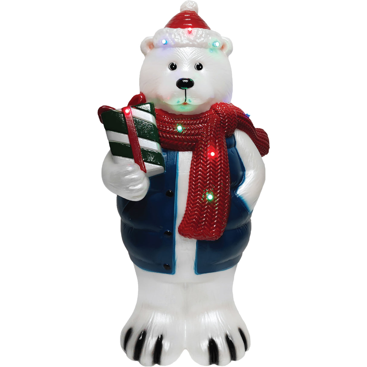 Fraser Hill Farm 30" Polar Bear Christmas Blow Mold