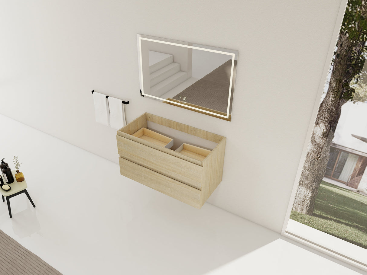 36" Wall-Mounted Bathroom Vanity Cabinet