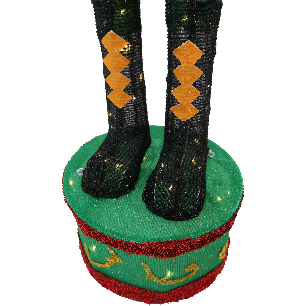 6-Ft. Prelit Tinsel Nutcracker Indoor or Outdoor Decoration