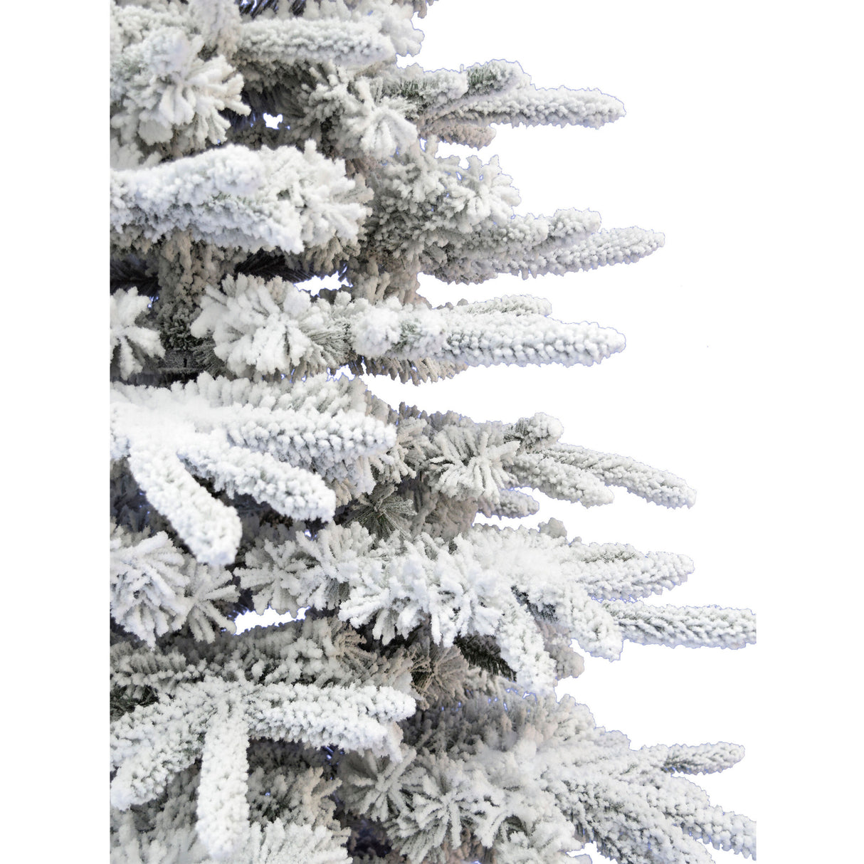 7.5-Ft. Flocked Pine Valley Christmas Tree