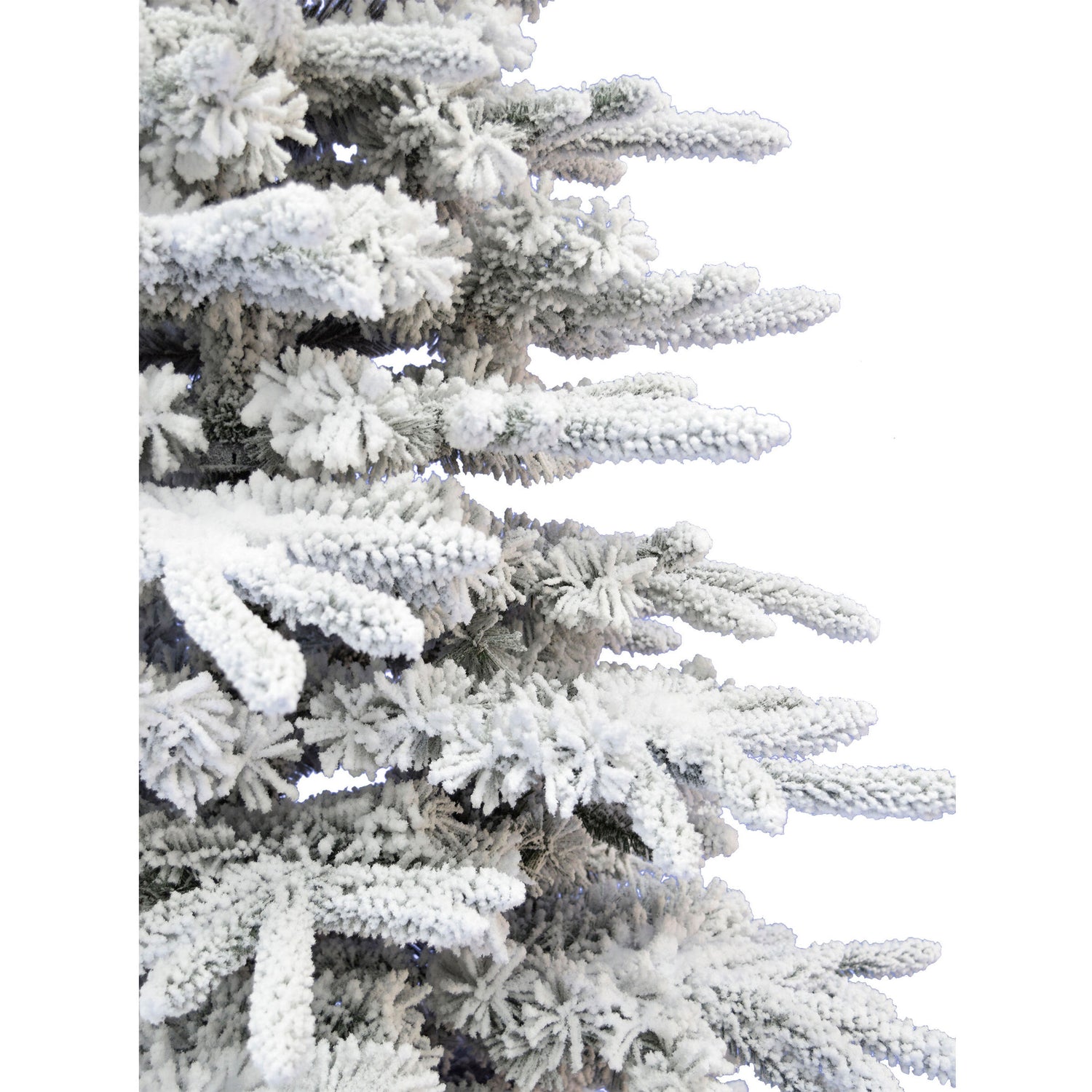 7.5-Ft. Flocked Pine Valley Christmas Tree