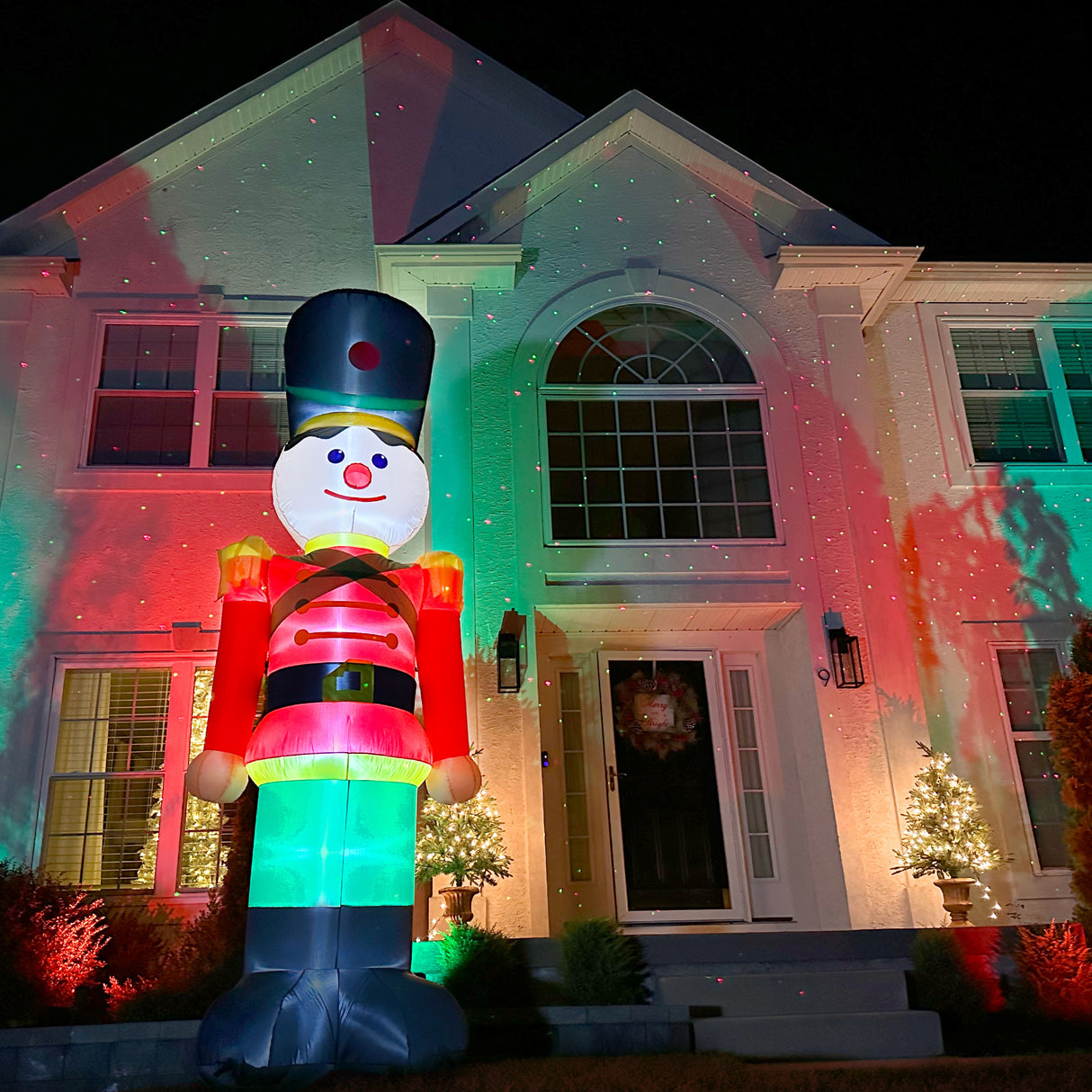 12-Ft. Tall Prelit Nutcracker Inflatable
