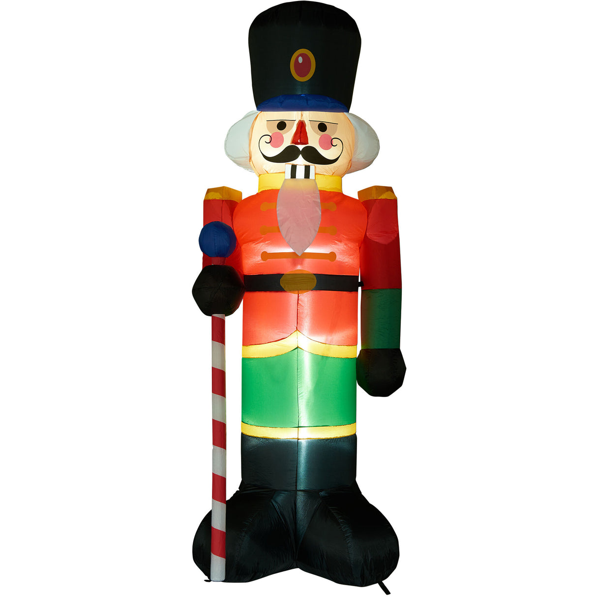 10-Ft. Tall Prelit Nutcracker Inflatable