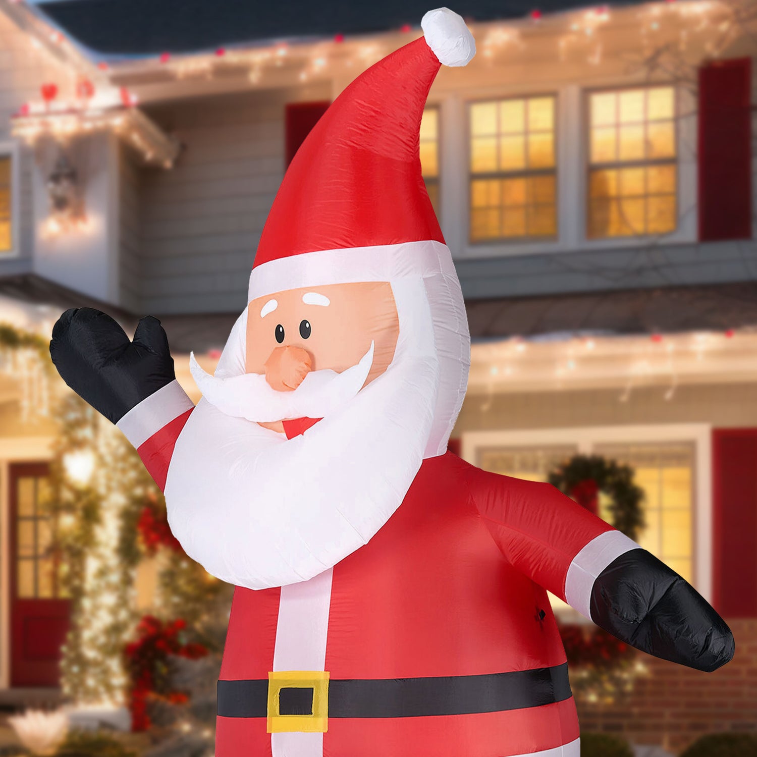 12-Ft. Tall Santa Claus Inflatable