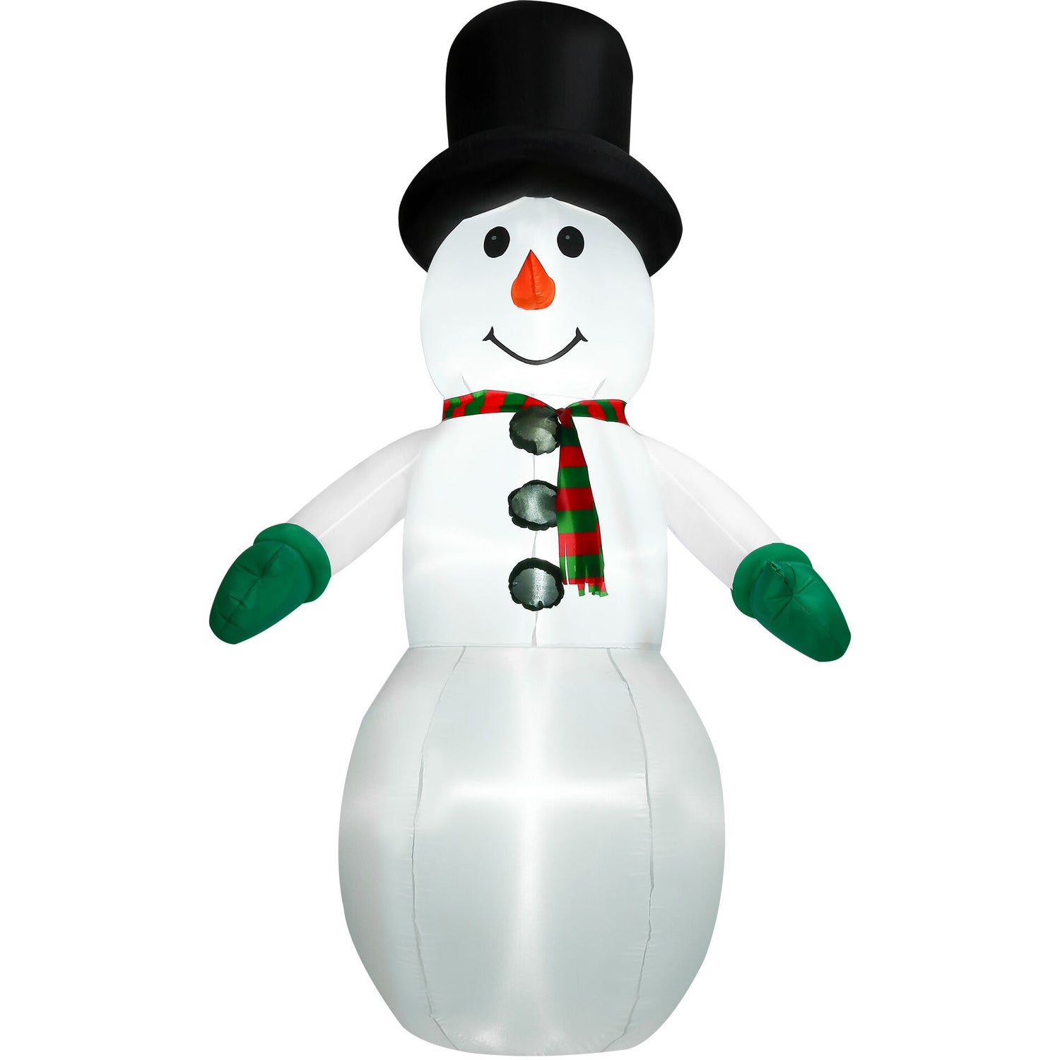 10-Ft. Pre-Lit Inflatable Snowman