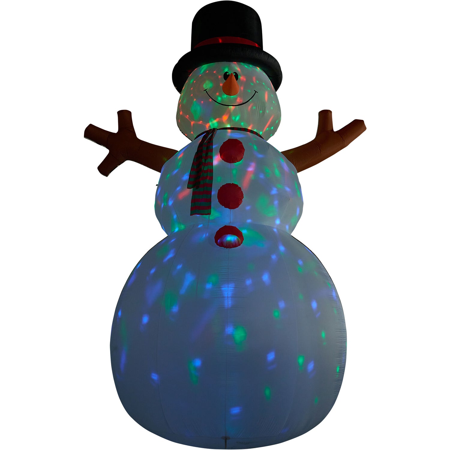 20-Ft. Tall Prelit Snowman Inflatable with RGB Lights