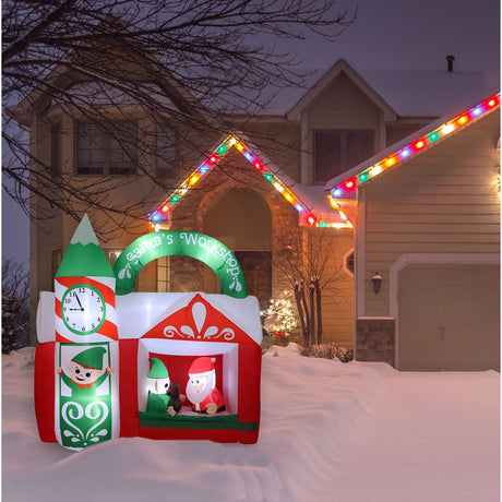 6-Ft.-Wide-Pre-Lit-Inflatable-Santa's-Workshop-Christmas-Lawn-Decor