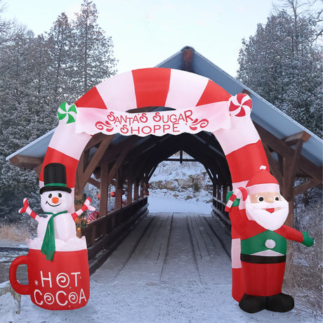 9-Ft.-Wide-Pre-Lit-Inflatable-Candy-Cane-Arch-Christmas-Lawn-Decor