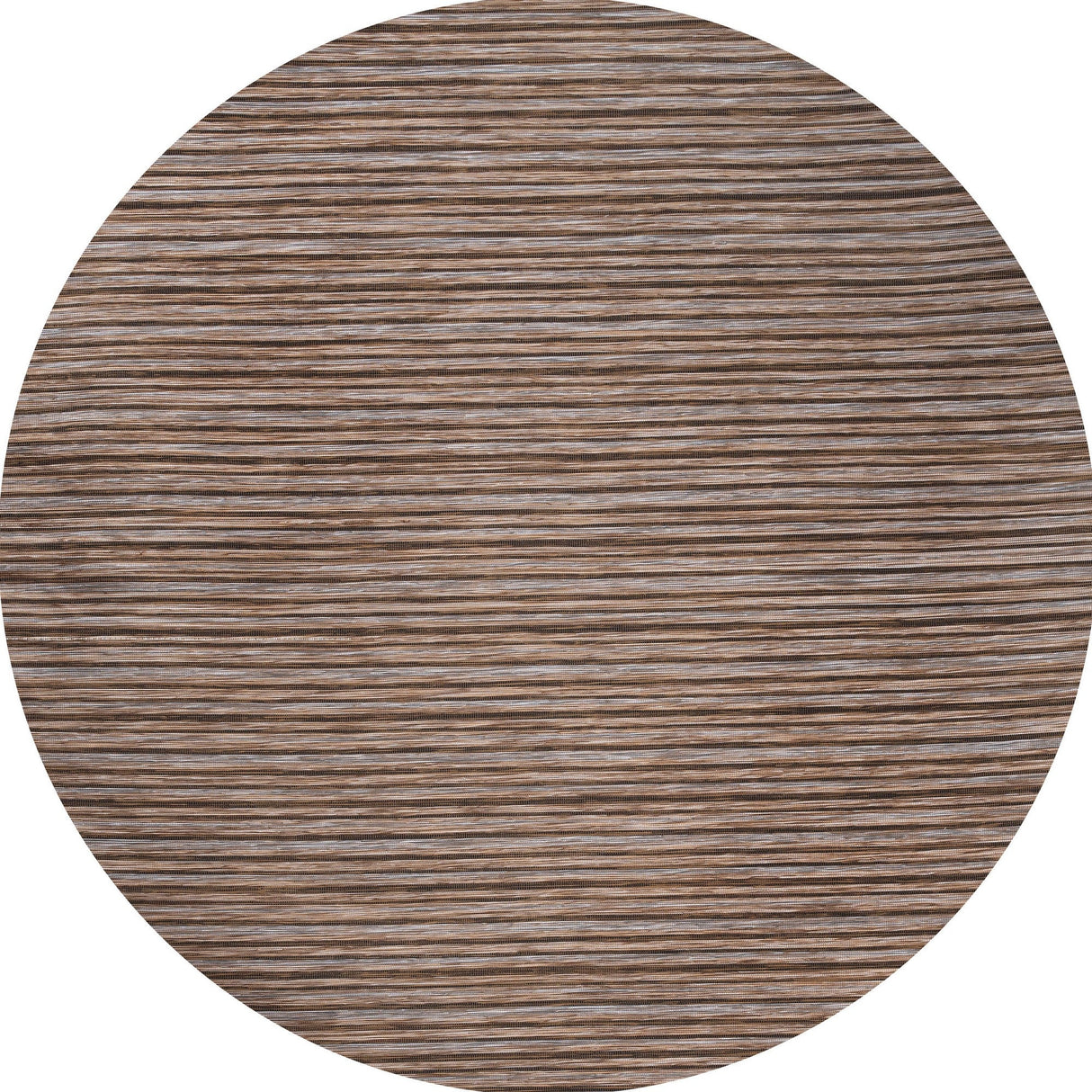 Finn Modern Unique Farmhouse Pinstripe Indoor/Outdoor Round Area Rug - Tuesday Morning - Area Rugs