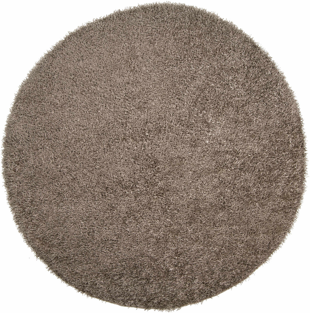Browder Solid Brown Shag Rug - Clearance