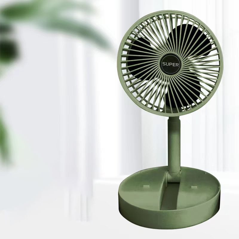 Portable Foldable Fan USB Rechargeable 4-Speed 180° Rotation