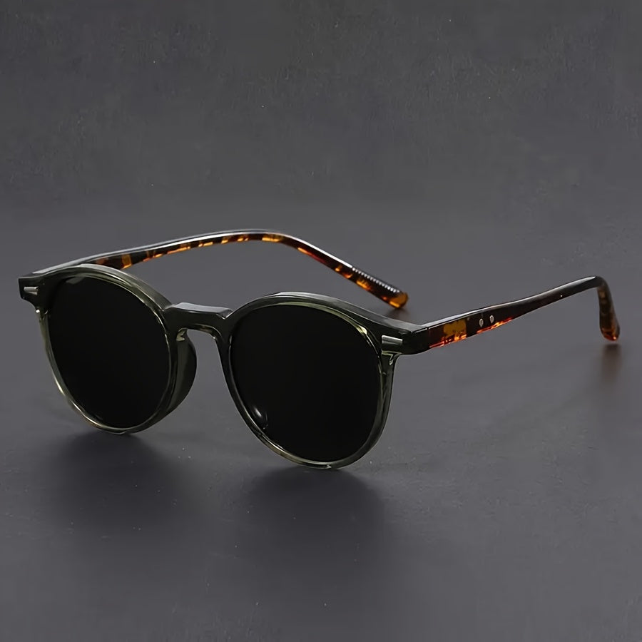 Men's Retro Round Sunglasses