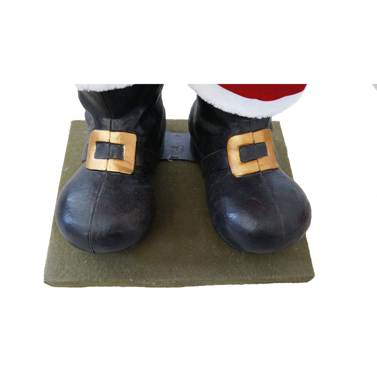 58-In. Musical Santa Claus Holding a Chalkboard - Indoor Christmas Decoration