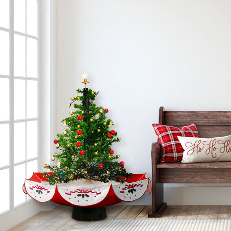 29-in.-Musical-Prelit-Snowing-Tree-with-Red-Umbrella-Base-Christmas-Trees
