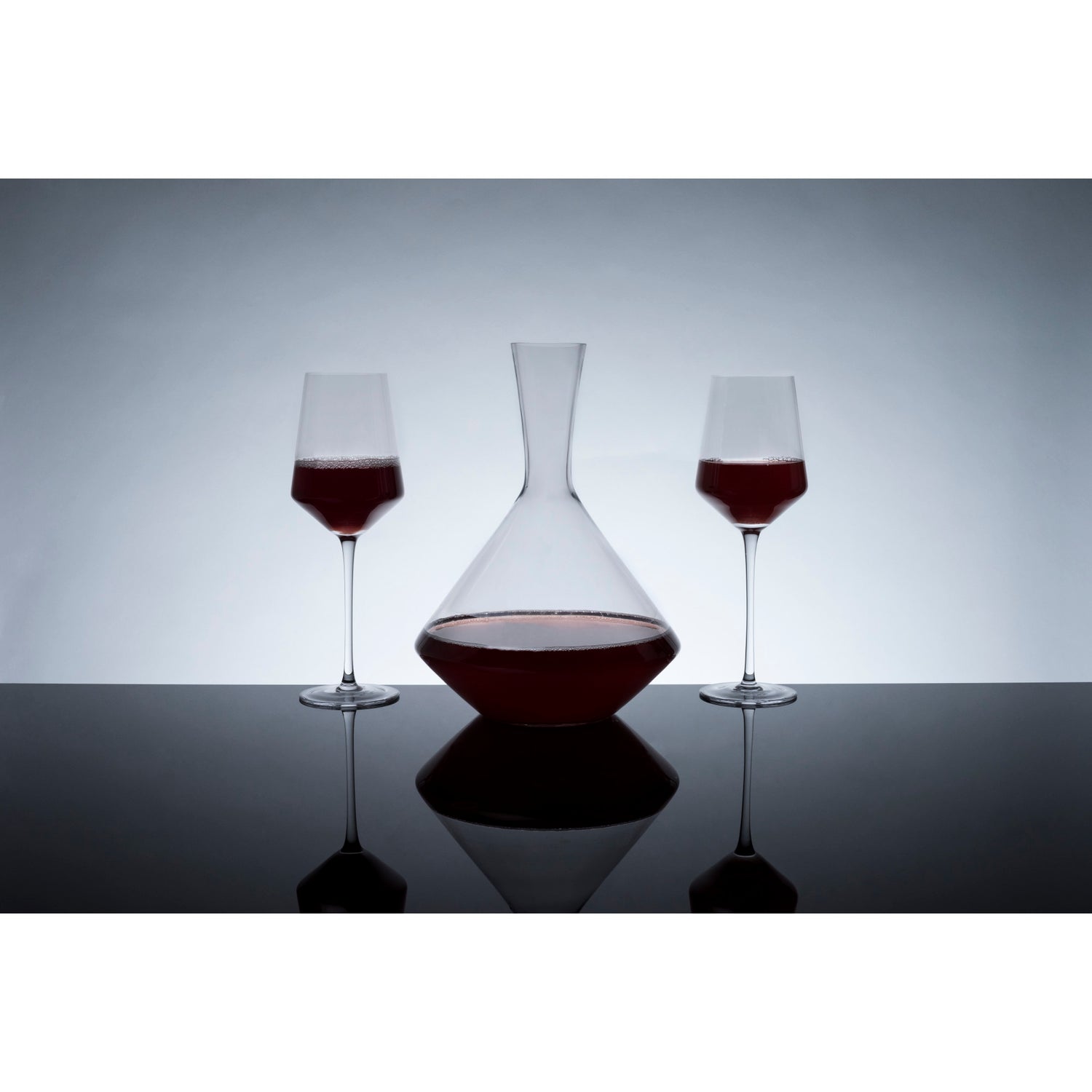 Raye crystal angled bordeaux glasses viski®