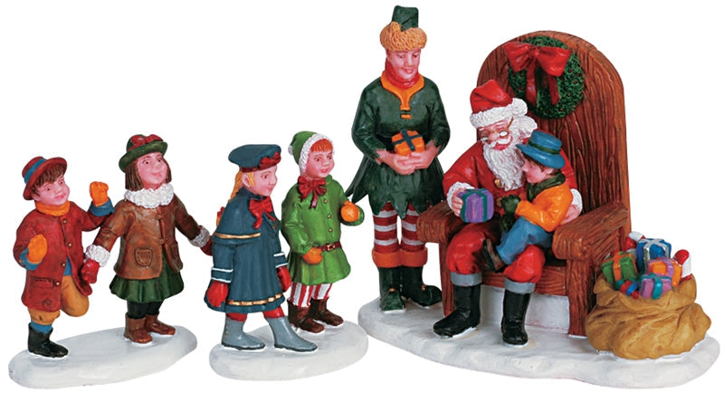 Visiting Santa - 3 Piece Set