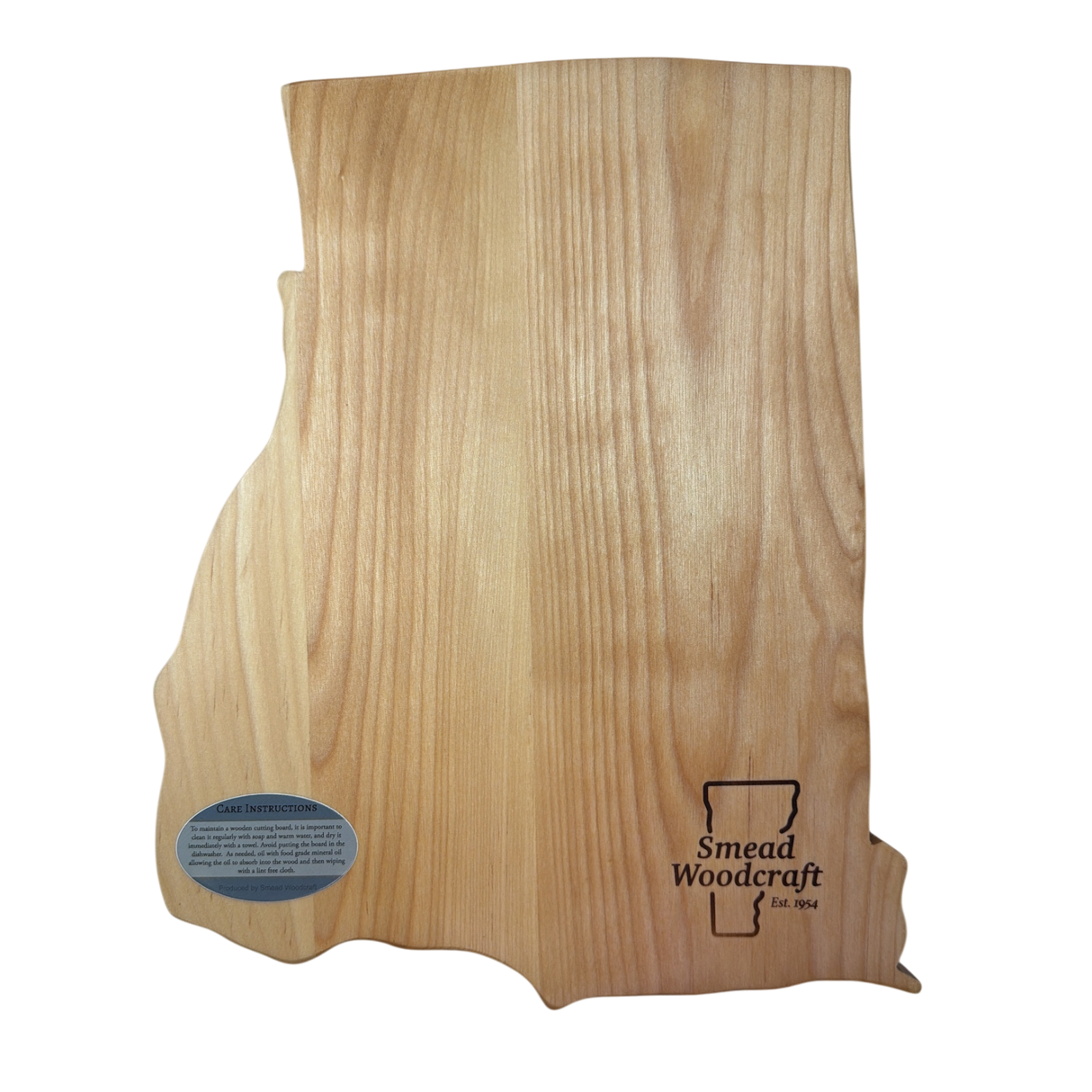 Vermont Artisan Shape Of Rhode Island Cutting Board