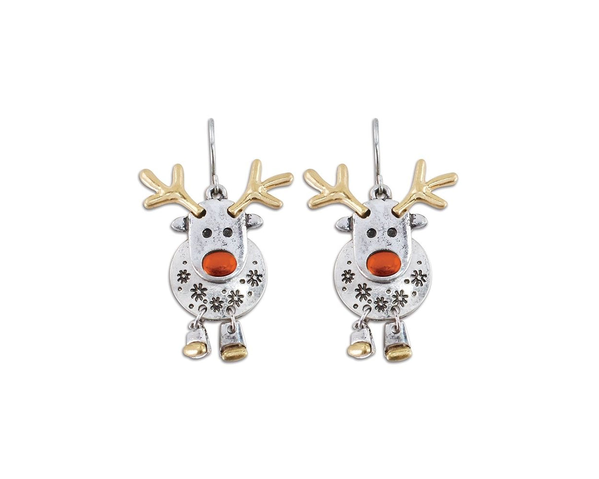 Red Nose Rudolph - Earrings