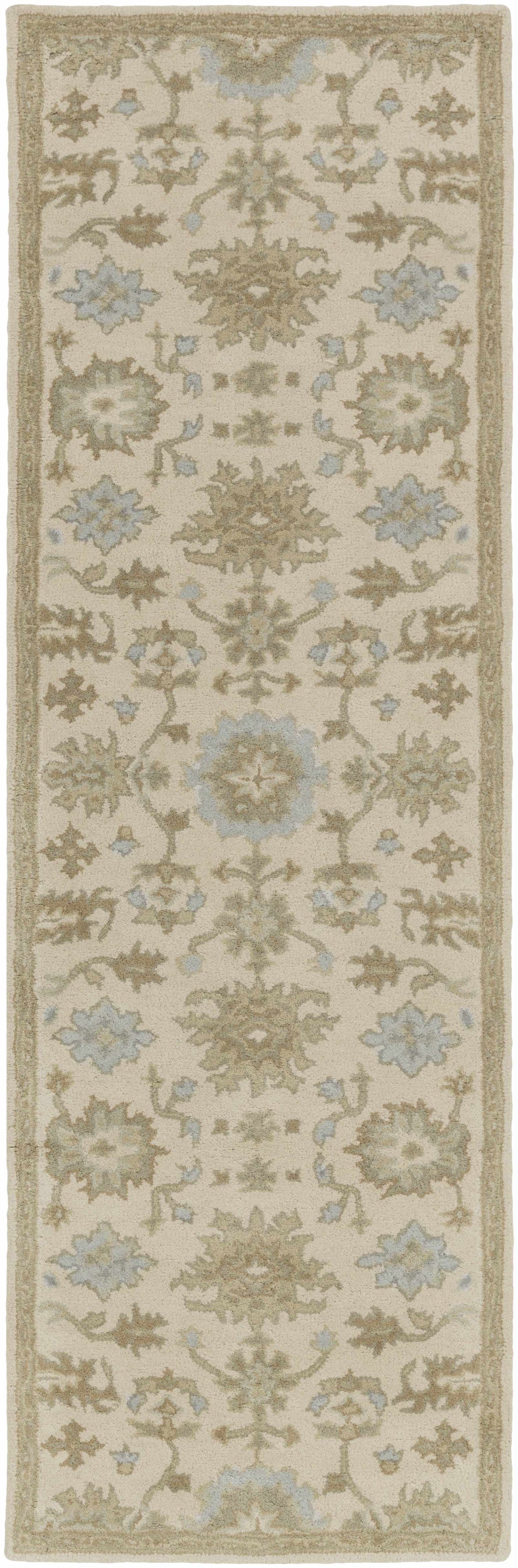 Hazen 1197 Hand Tufted Light Beige Wool Rug