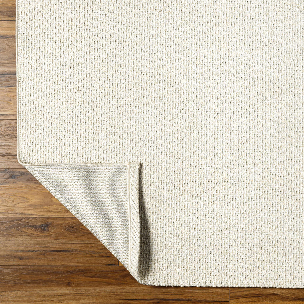 Ozzie Textured Ivory Area Rug