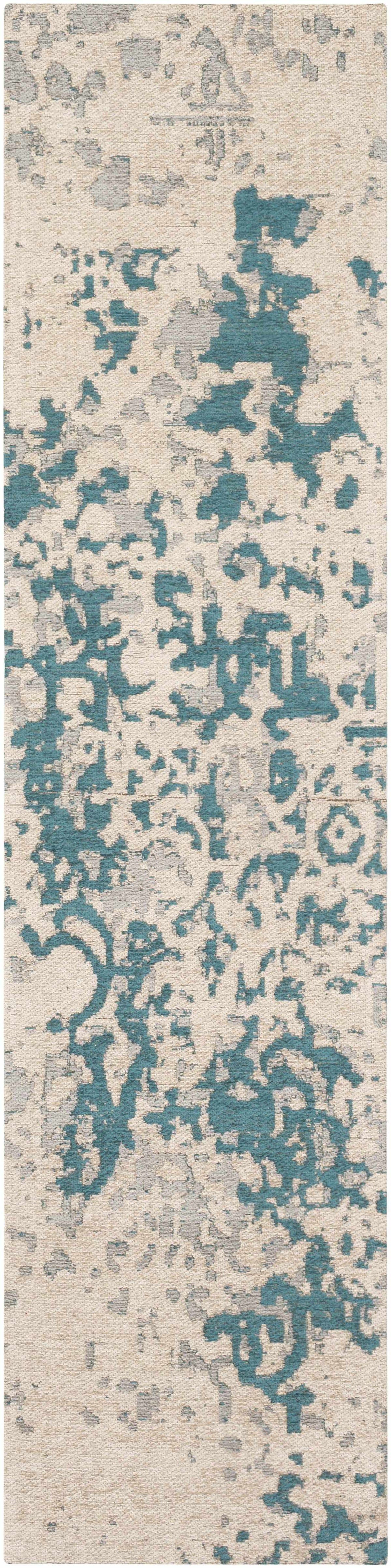 Sweeny Beige/Blue Abstract Area Rug - Clearance