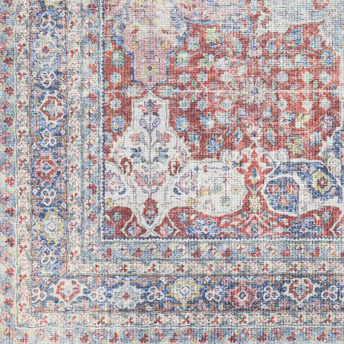 Rust Goma Vintage Area Rug - Clearance