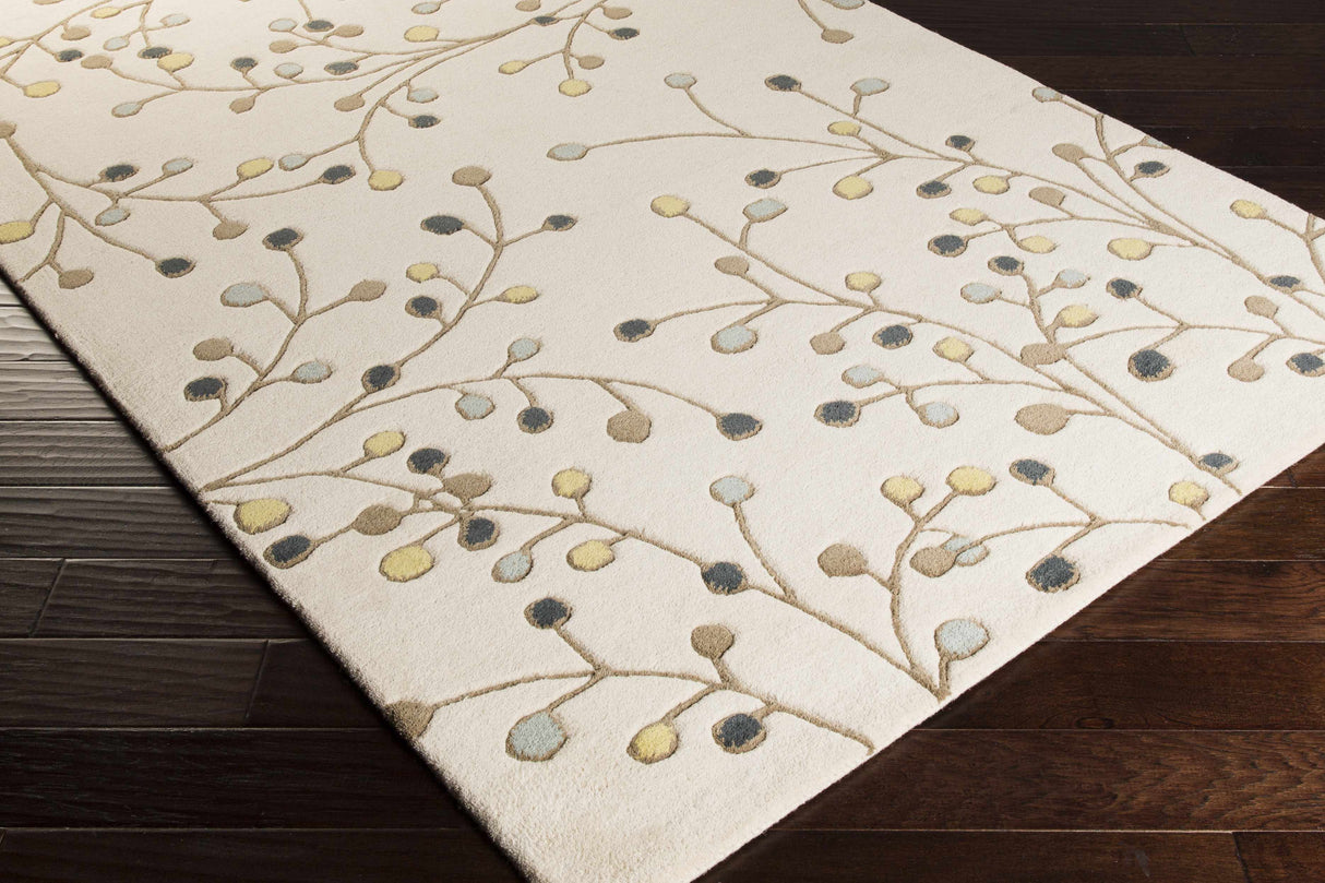 Beige Elsu Wool Rug