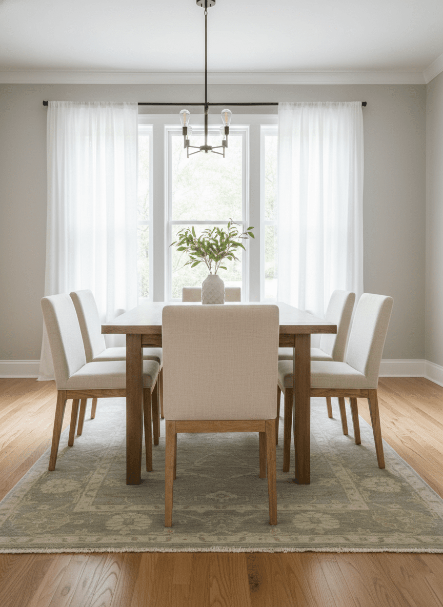 Gray And Beige Traditional Oushak Design Hand Knotted 5.6x8.6 wool area rug