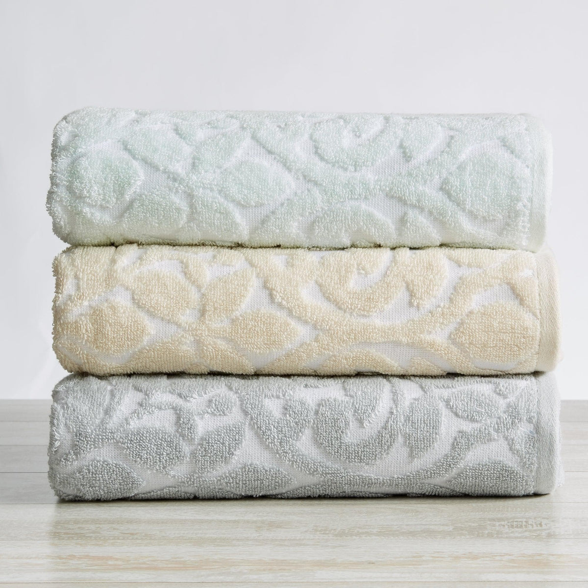 4 Pack Jacquard Hand Towels - Cassie Collection