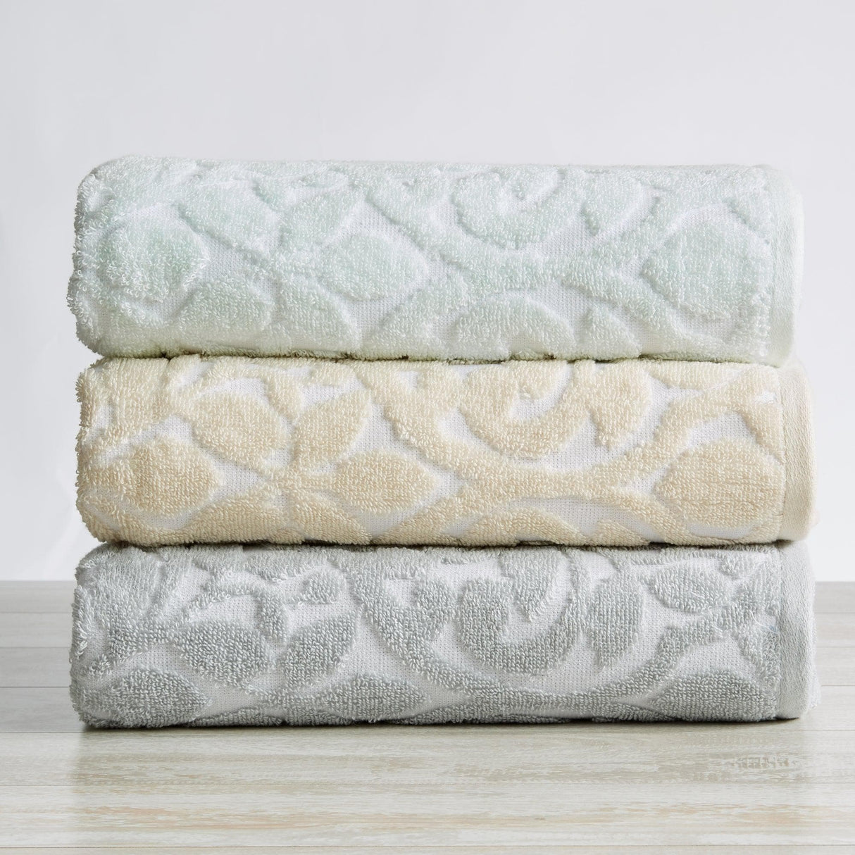 4 Pack Jacquard Hand Towels - Cassie Collection