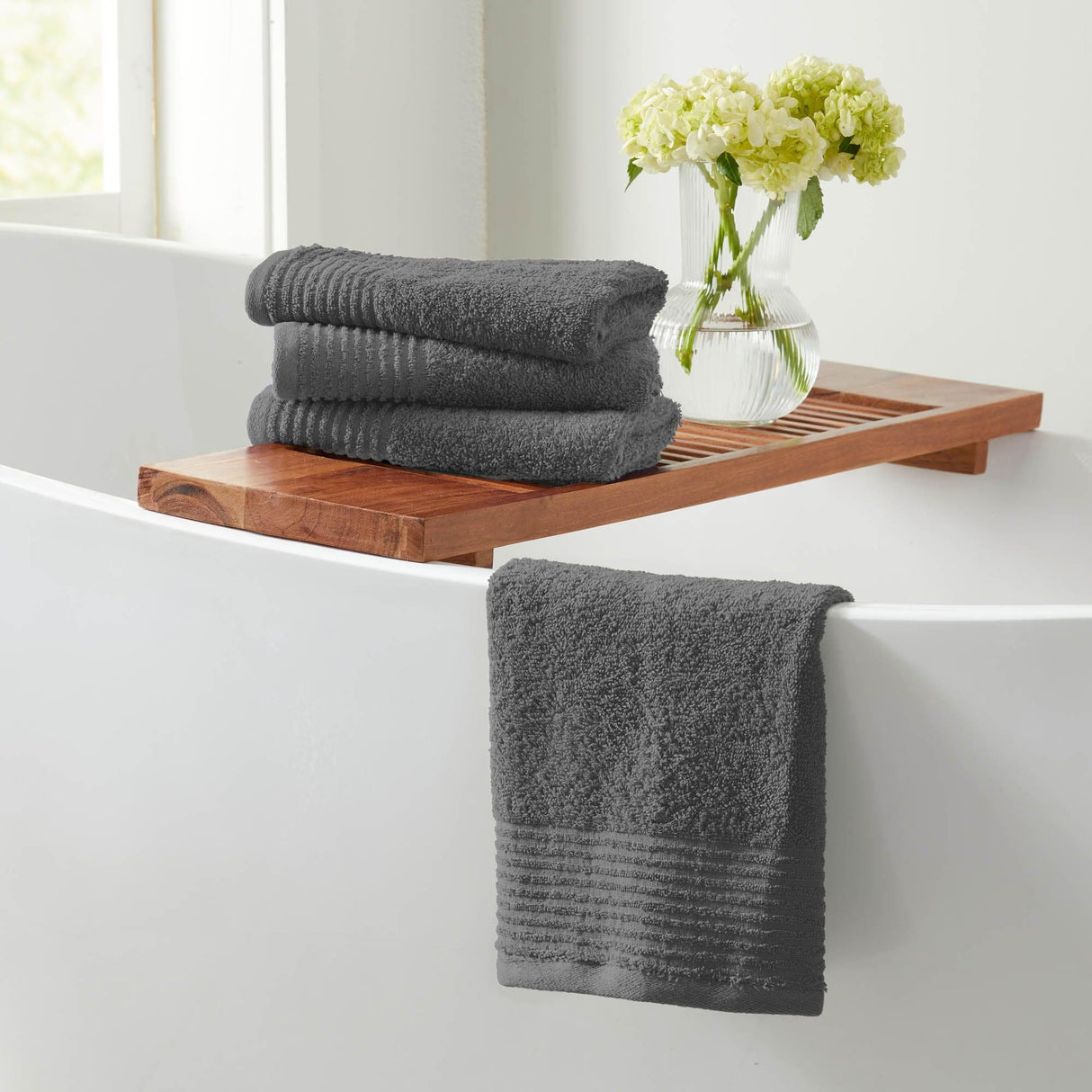 4 Pack Cotton Bath Towels - Kasper Collection