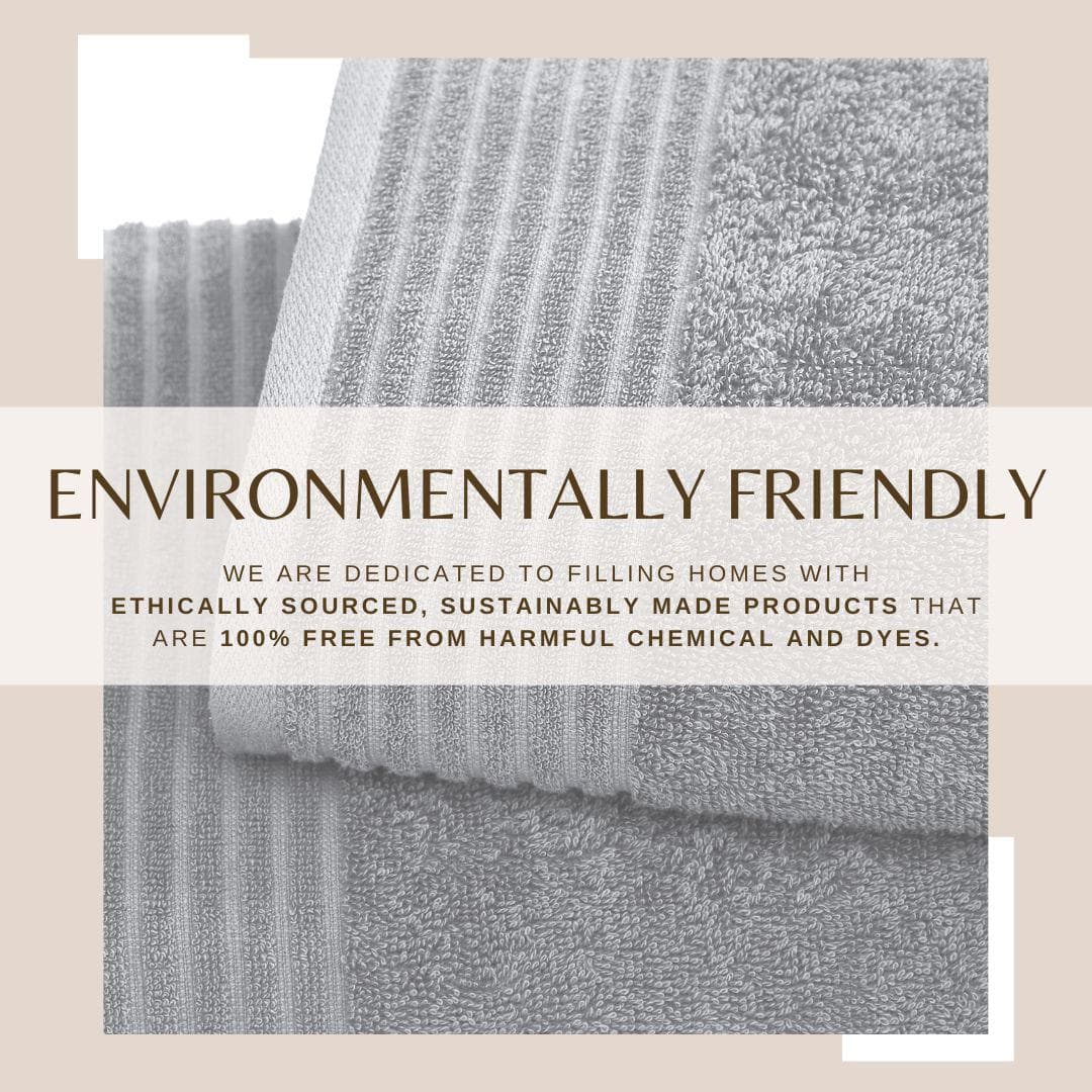 6 Piece Set Cotton Bath Towels - Kasper Collection