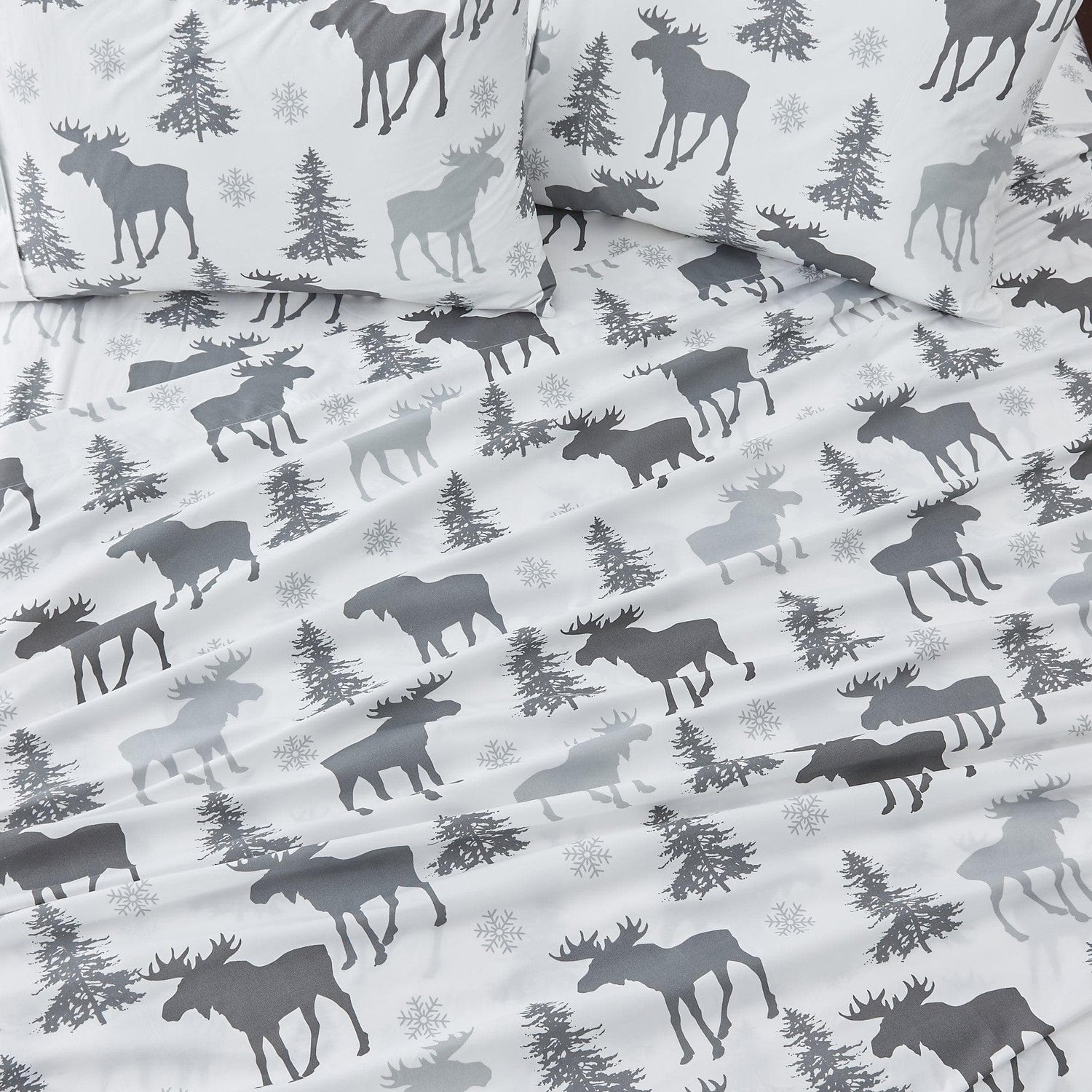 4-Piece Lodge Microfiber Sheet - Mountain Ridge Collection