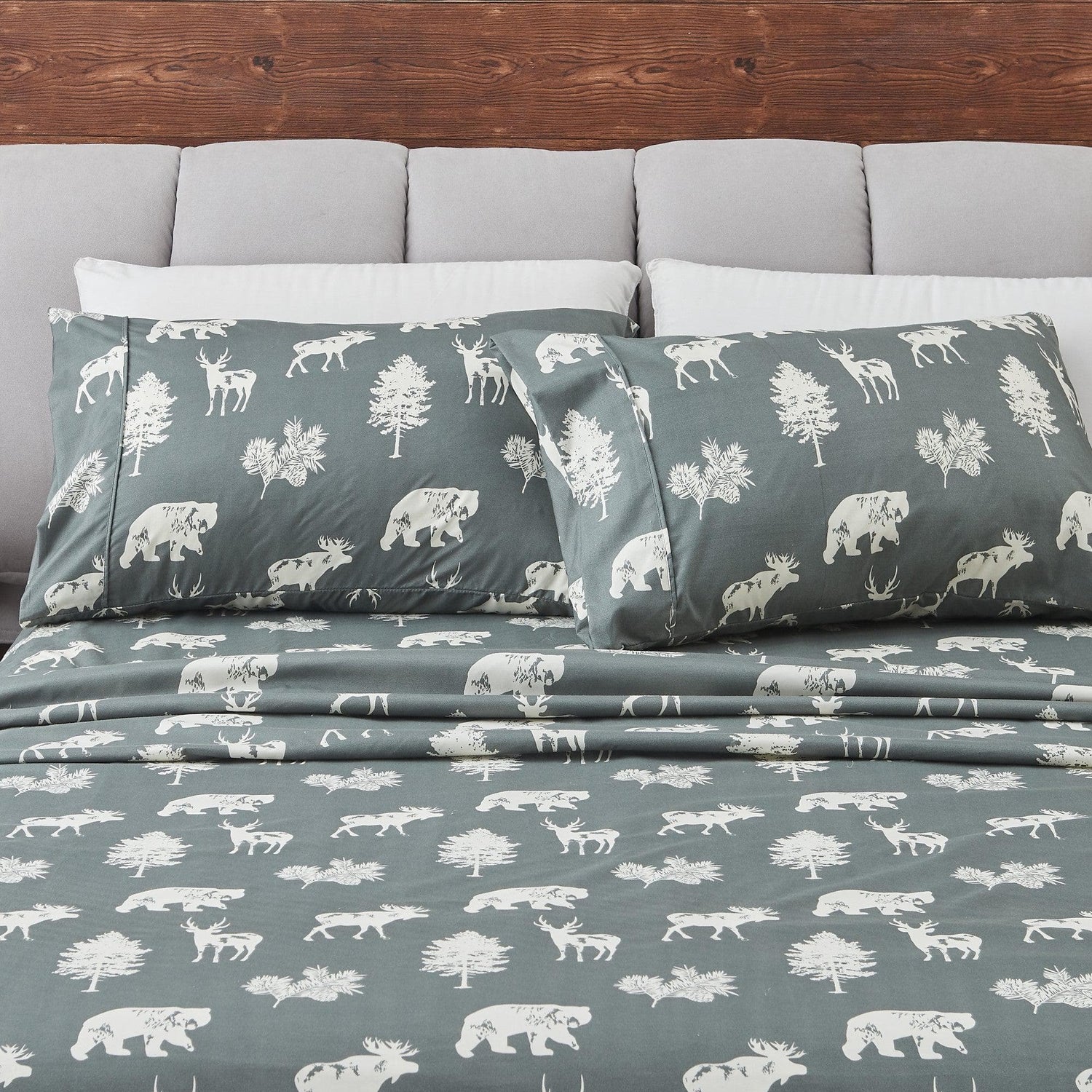 4-Piece Lodge Microfiber Sheet - Mountain Ridge Collection