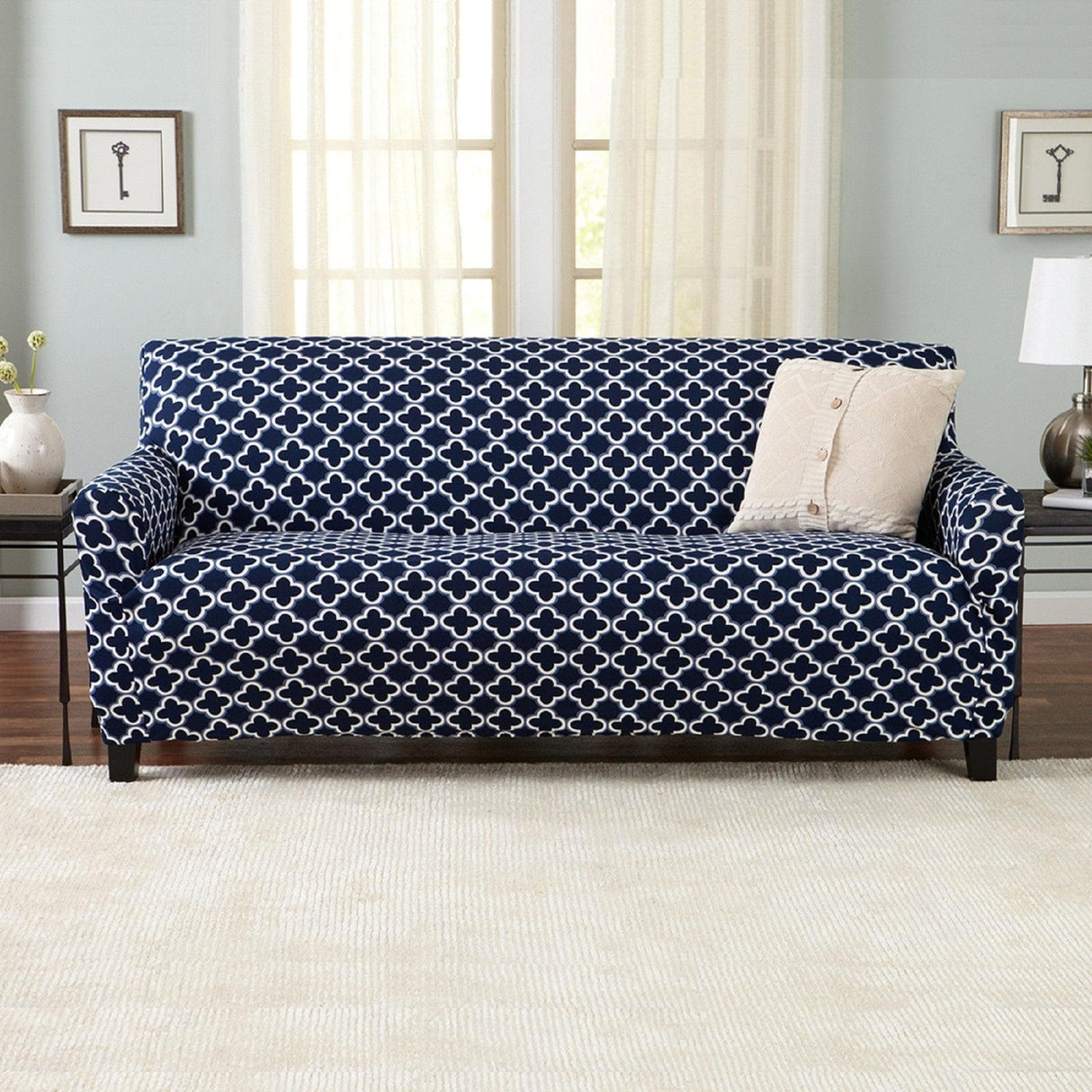 Twill Stretch Slipcover - Fallon Collection